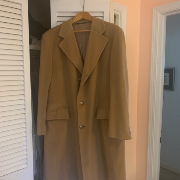 Men’s Overcoat 42R 100% Cashmere - Picture 2 of 7